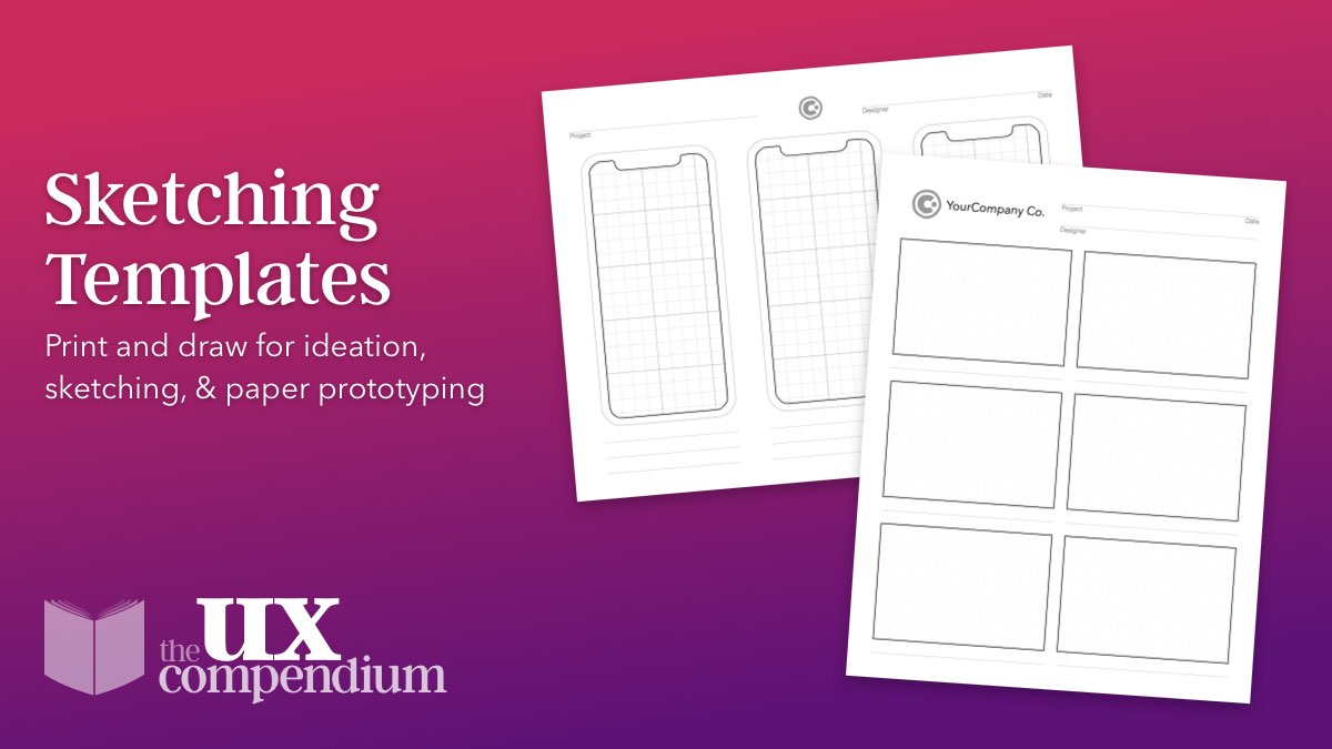 Sketching Templates in the UX Compendium